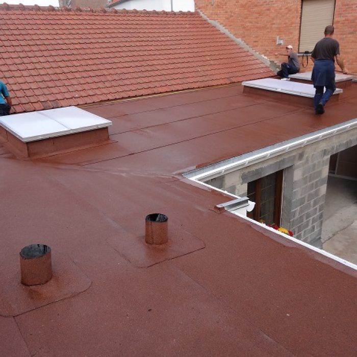 Toiture à faible pente - Toit terrasse en Derbicolor